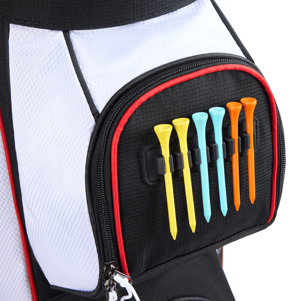 14 Way Golf Cart Bag-Black White