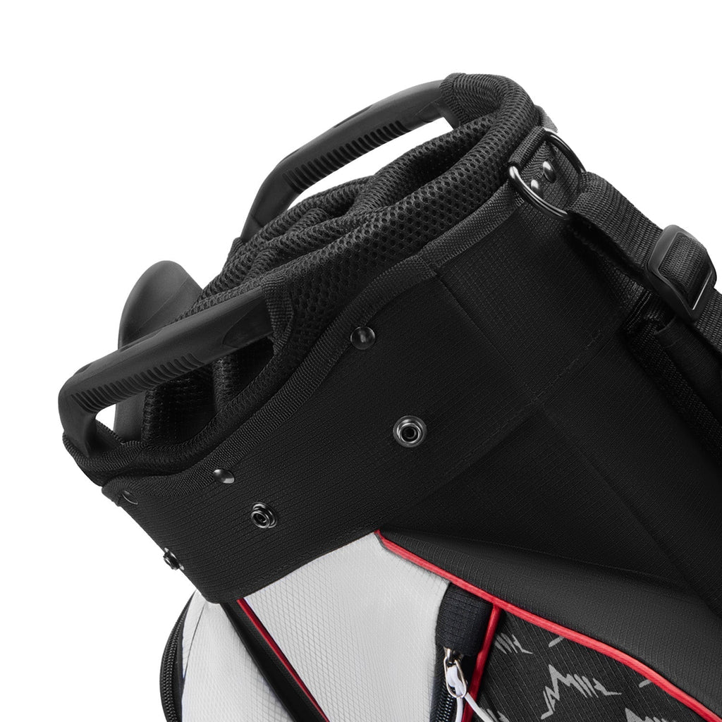 14 Way Golf Cart Bag-Black White